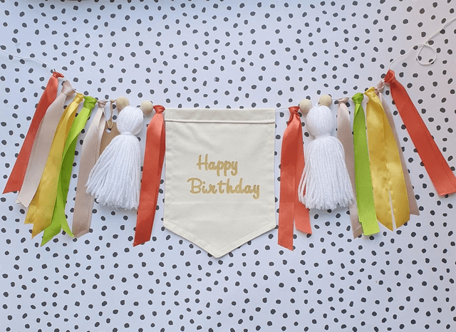 Ribbon Celebration Banner