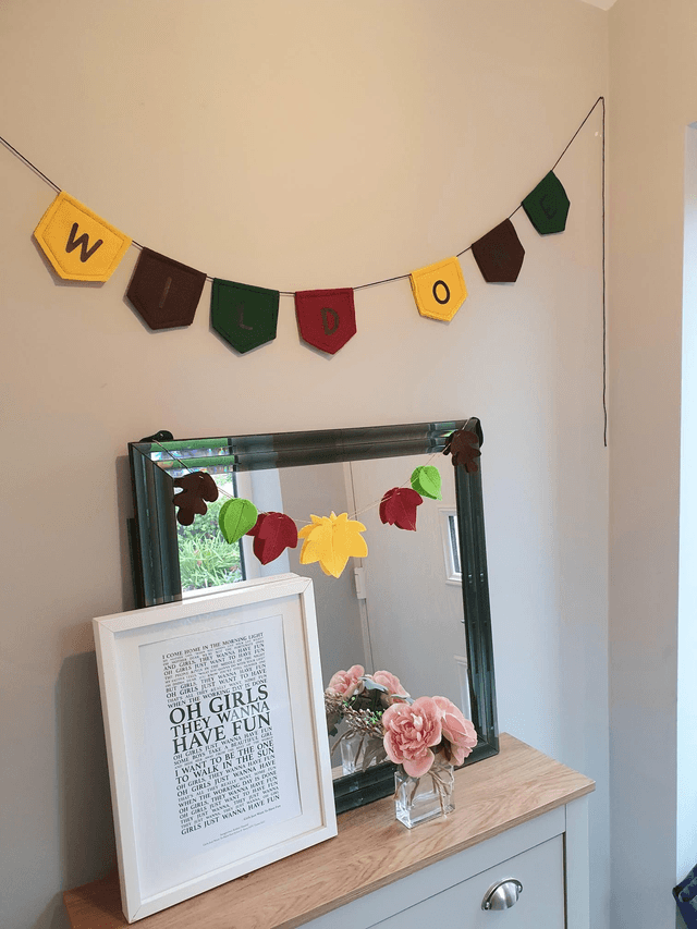 'Wild One' Felt Banner