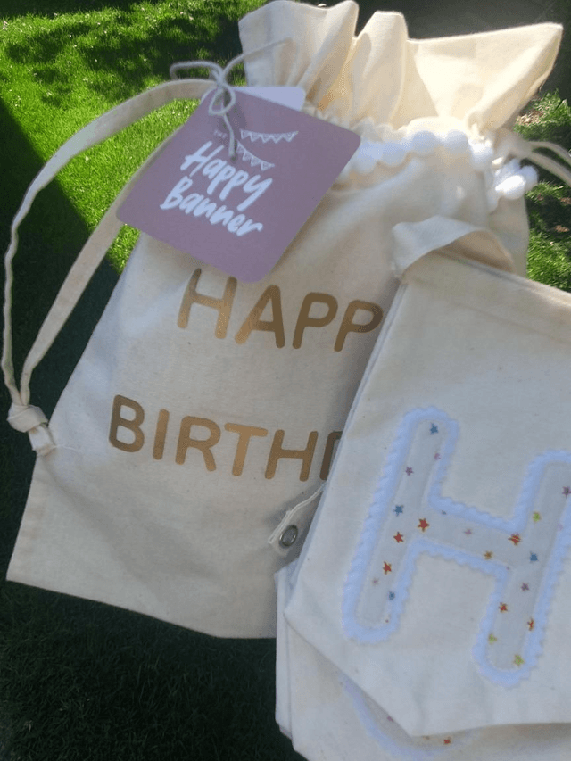 Pom Pom Gift Sack - Small