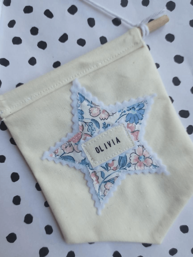 Fabric Star Banner - Personalised 