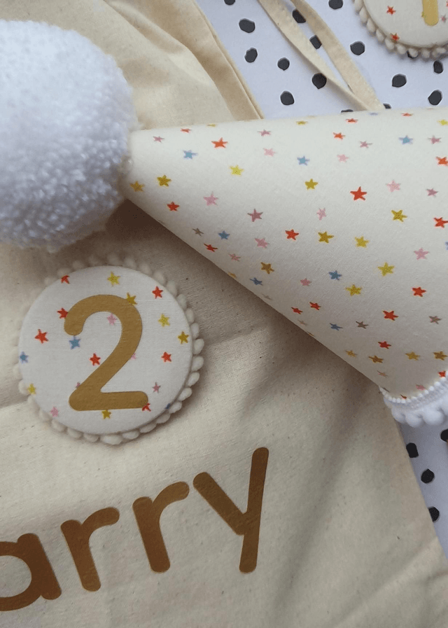 Fabric Birthday Badge