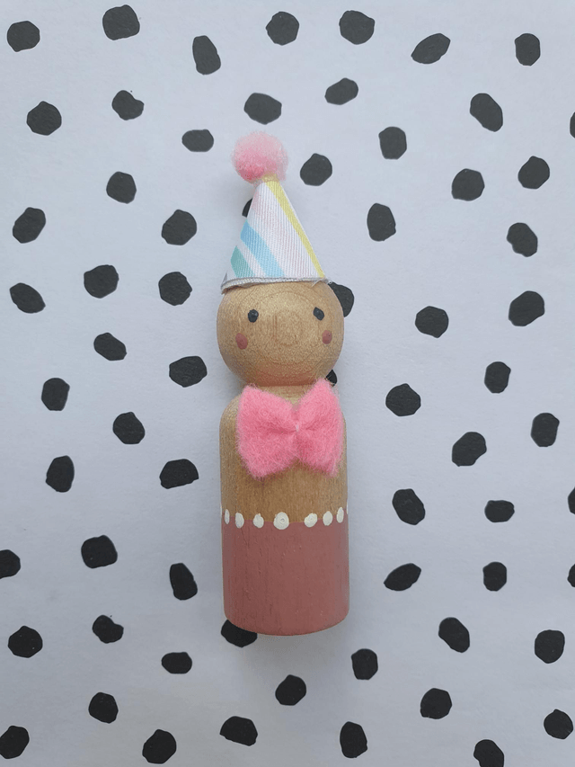 Birthday Peg Doll 