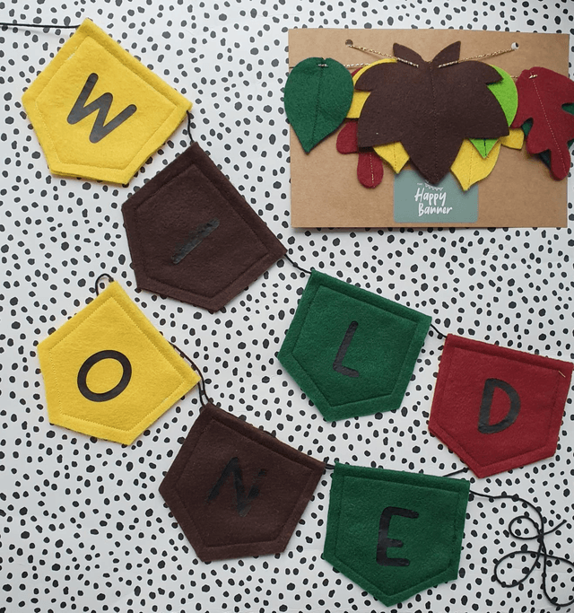 'Wild One' Felt Banner