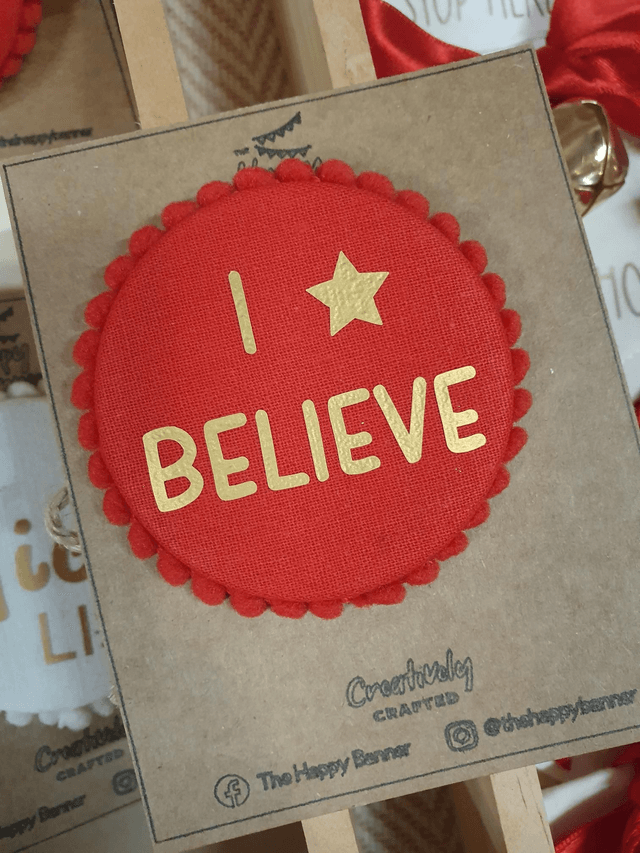 ' I Believe ' Badge