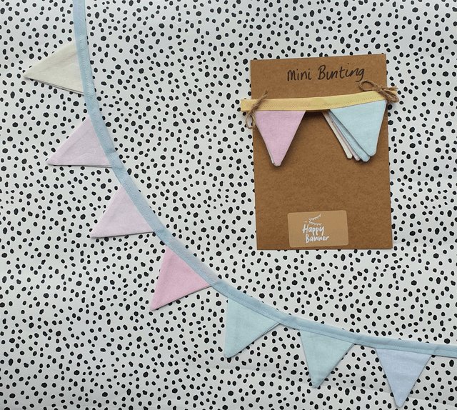 Mini Cotton Bunting 