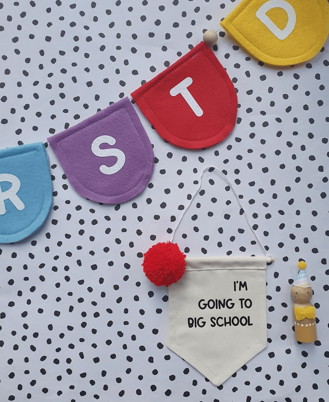 First Day Felt Banner