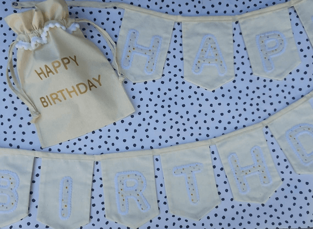 Pom Pom Gift Sack - Small