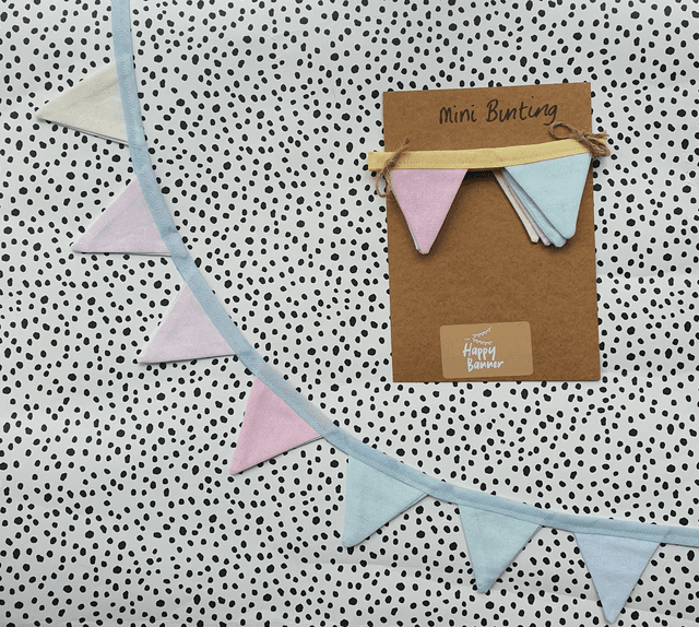 Mini Cotton Bunting 